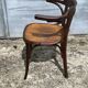 Authentic vintage Baumann turned wood armchair