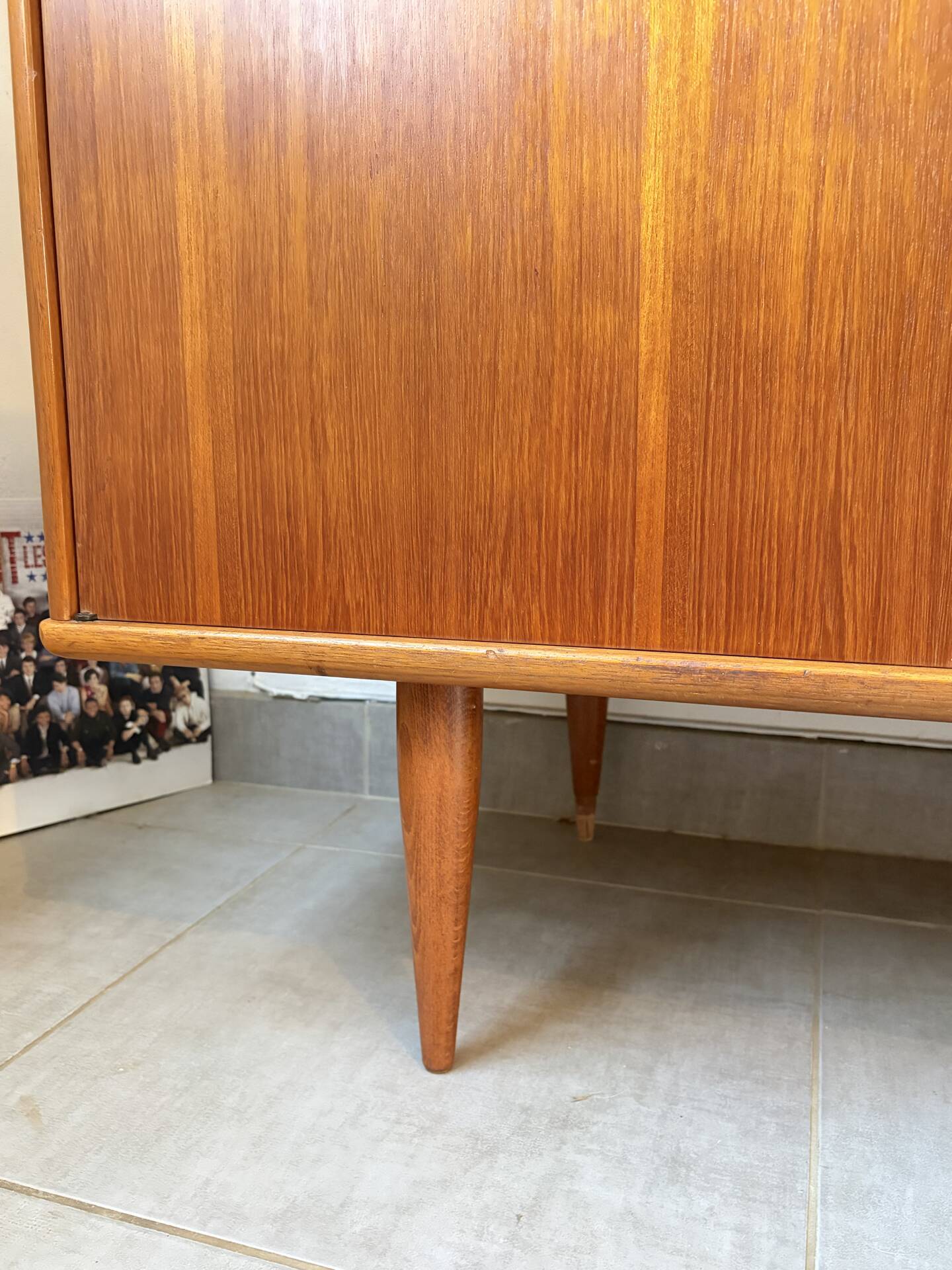 Vintage teak enfilade from the 1960s.
