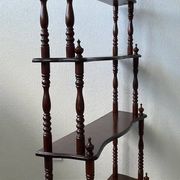 Library - turned wooden shelf