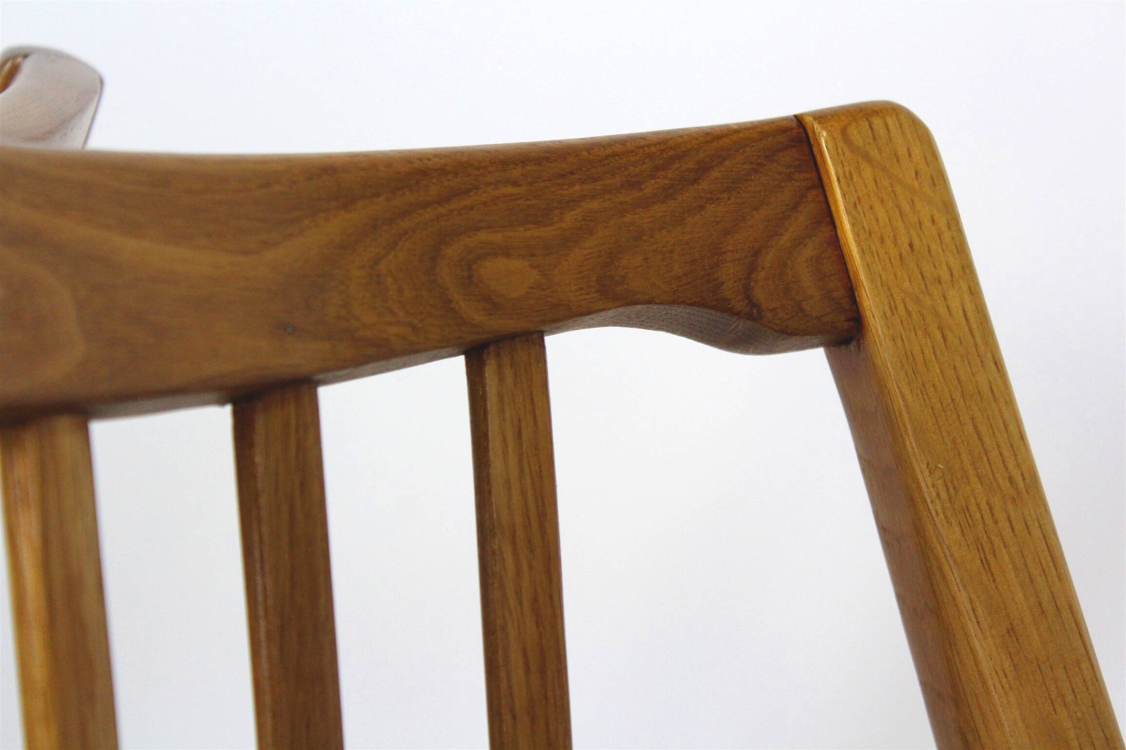Restored Oak Dining Chairs from Interier Praha, 1960s, Set of 4