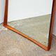 Vintage Scandinavian mirror in teak H 128 cm