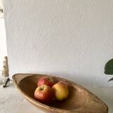 Wooden and wicker salad bowl from the 1900s