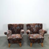 Ensemble de fauteuils fleuris