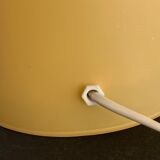 Lampe en verre cône jaune SCE France 1980
