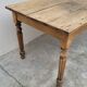 Table de ferme rustique en chêne massif style Louis Philippe -1m84