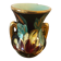 Vase art deco signed vallauris hand decorations