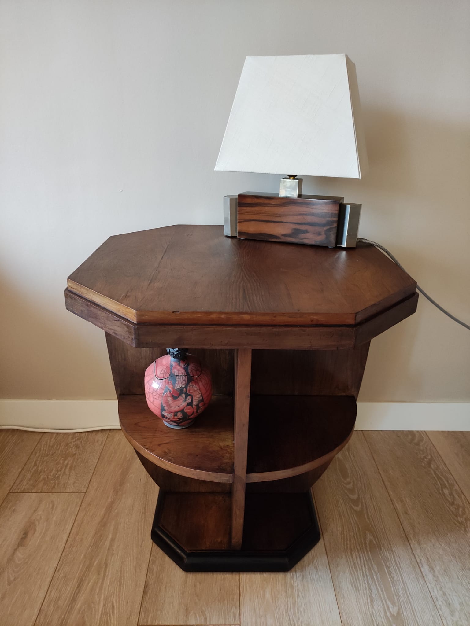 Pedestal table art deco period side table
