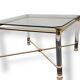 Hollywood Regency gold and perspex side or small coffee table