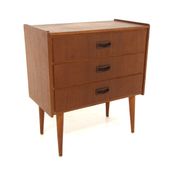 Scandinavian teak chest of drawers, Sweden, 1960