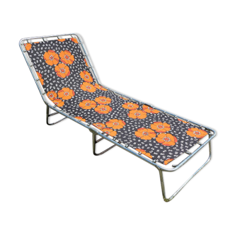 Transat-lit de camp pliant vintage