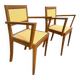 Paire de fauteuils bridge art deco