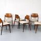Chaises de salle à manger en teck par Hartmut Lohmeyer pour Wilkhahn, années 1960, lot de 6