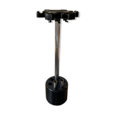 Coat rack and Italian black umbrella by Paolo Orlandini & Roberto Lucci for Velca, 1970s