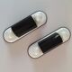 Dui model wall lamps by Vico Magistretti for Artemide