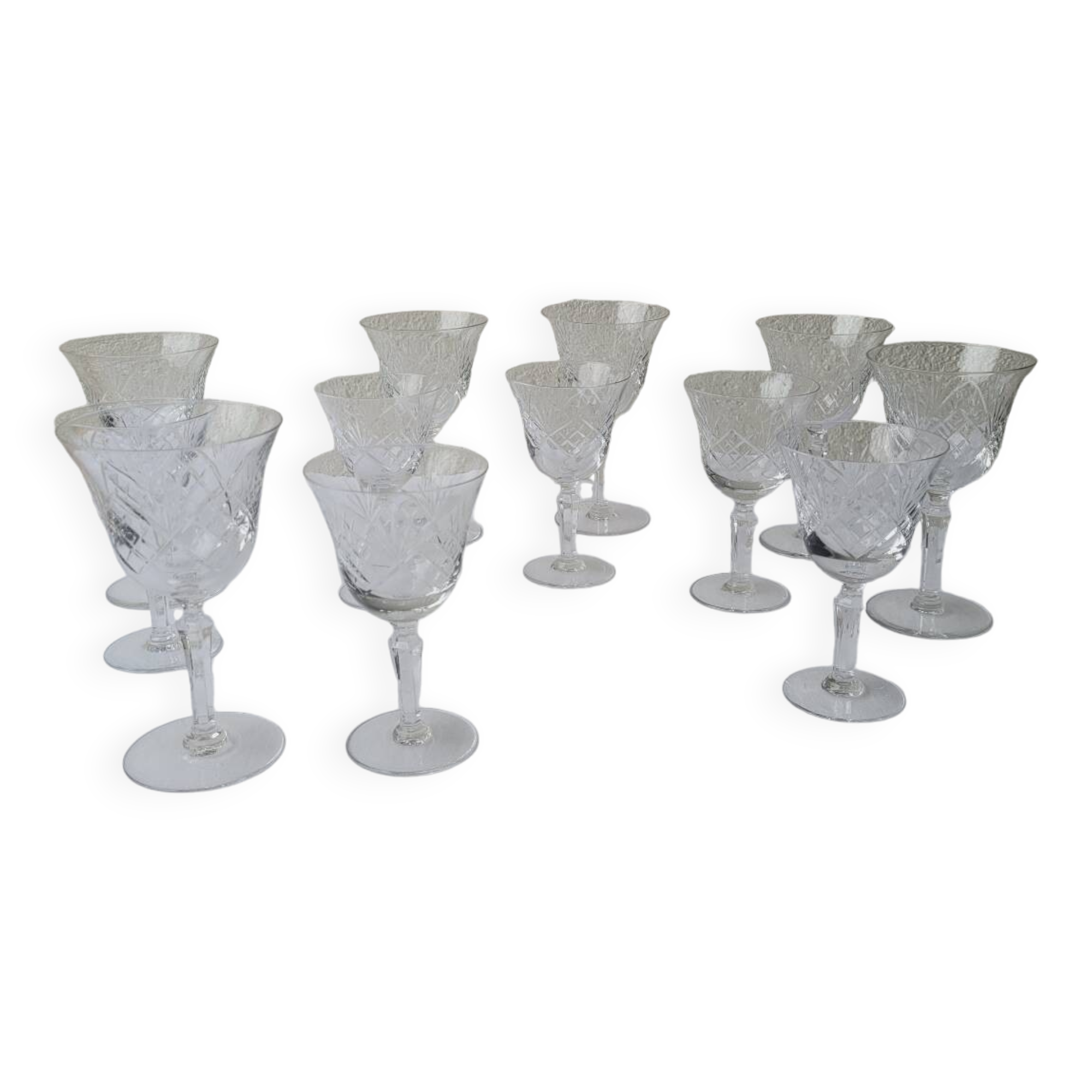 70's stemmed glasses