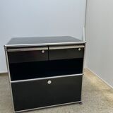 Black office furniture - double height USM