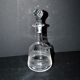 Baccarat carafe orange blossom water in crystal with guilloché decoration 1900