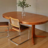 Elm meal table 2 central foot extensions