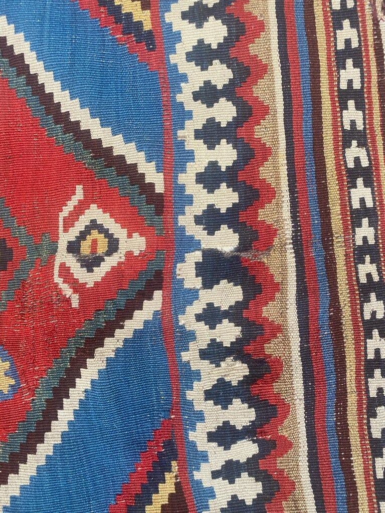 Kilim Qashqai ancient tribal 300x145 cm