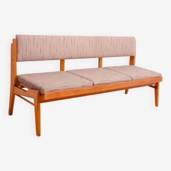 Banc pliant du milieu du siècle, années 1960, Tchécoslovaquie