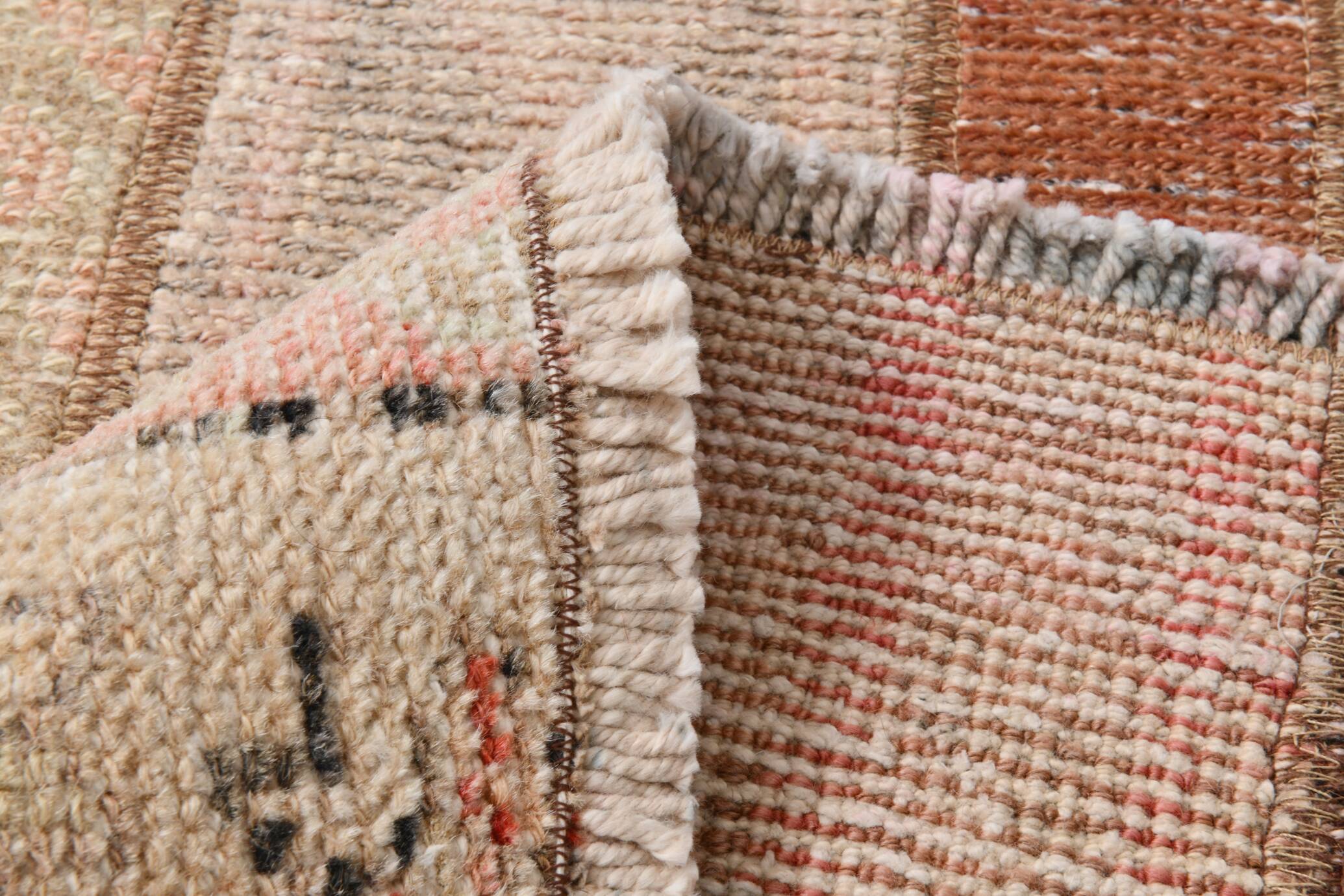 Soft & Pastel Vintage Runner Rug, 75x293Cm