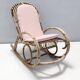 Pair of Postmodern Bamboo Children Rocking Chairs Ascribable to Vittorio Bonacina