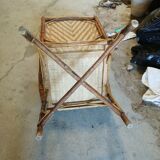 Vintage rattan / osier armchair