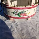 19th century bird cage in Lunéville earthenware