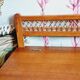 Bench chest veneer oak and rattan