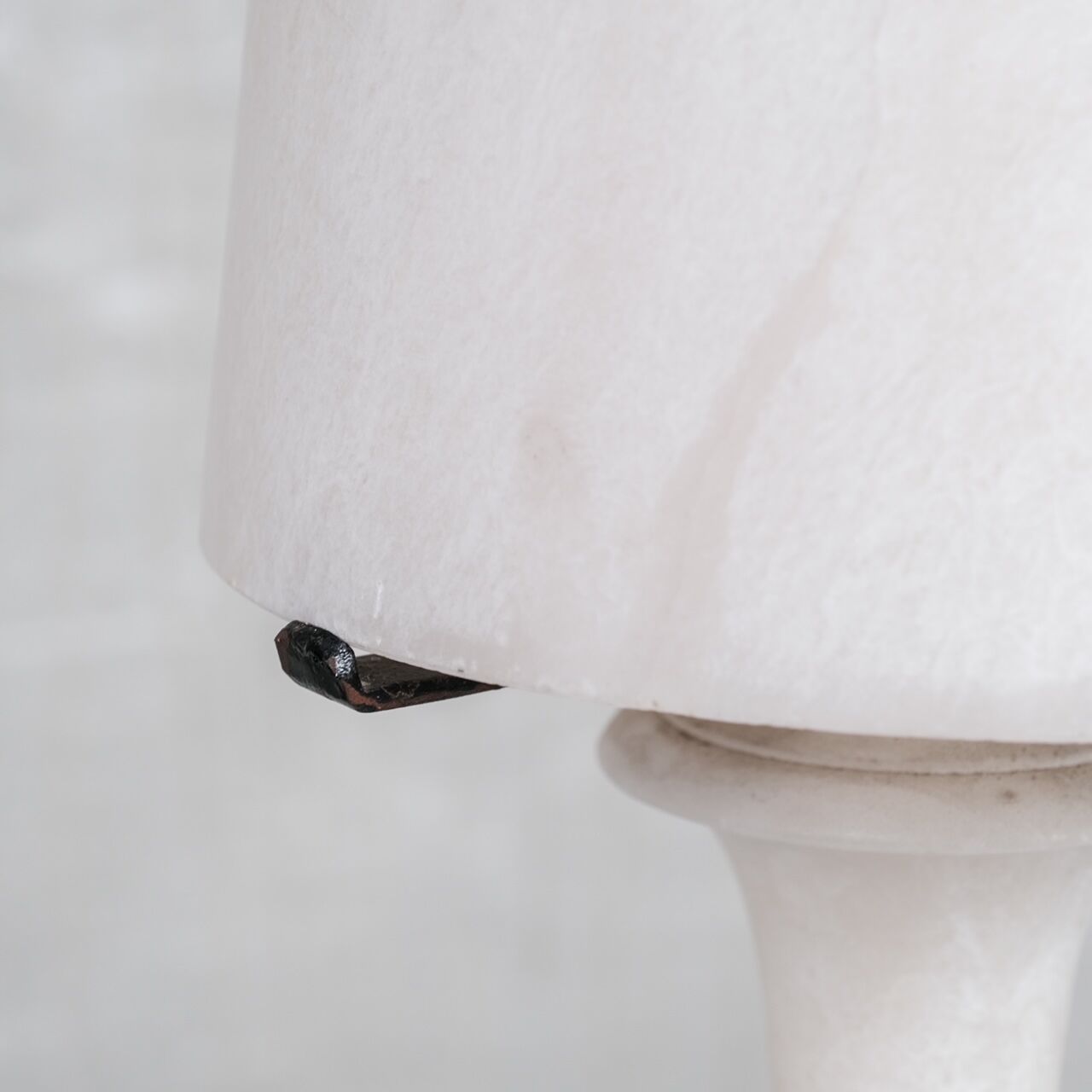 Alabaster french mid-century table lamp