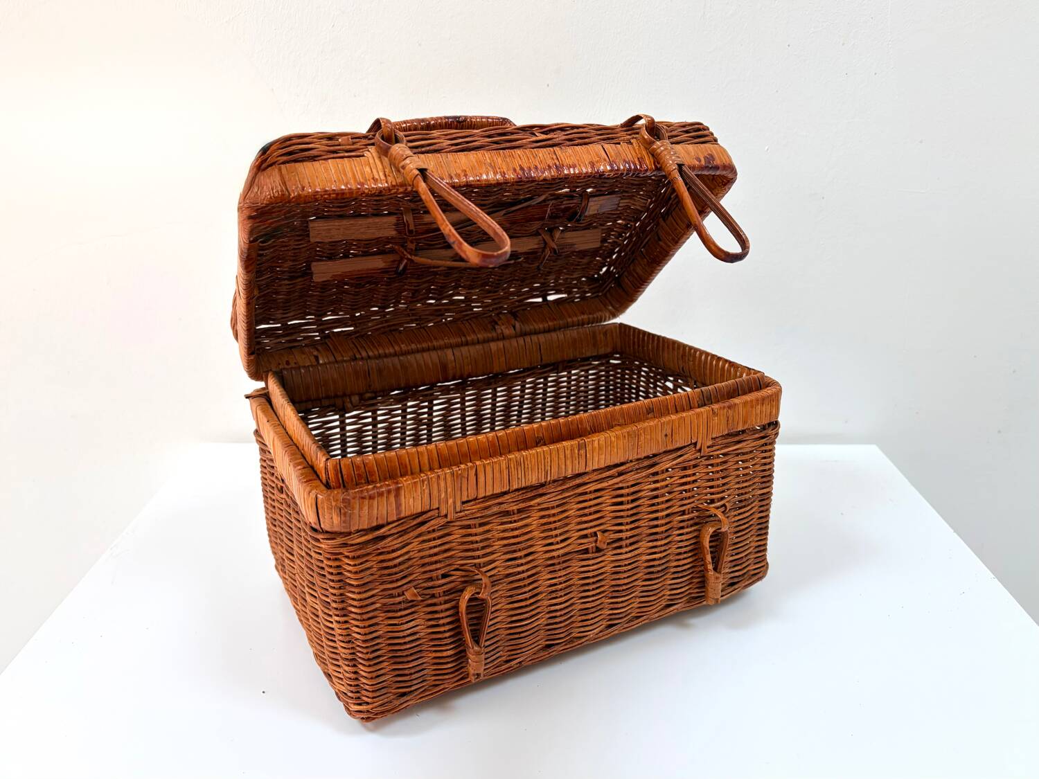 Rattan basket, 1960s