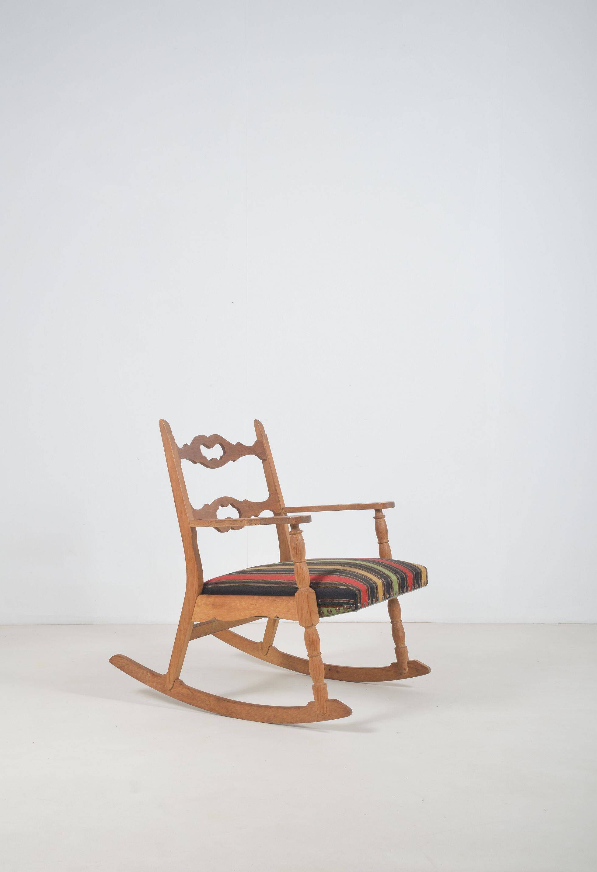 Danish rocking chair by Henning Kjærnulff for EG Kvalitetsmobel, 1960s