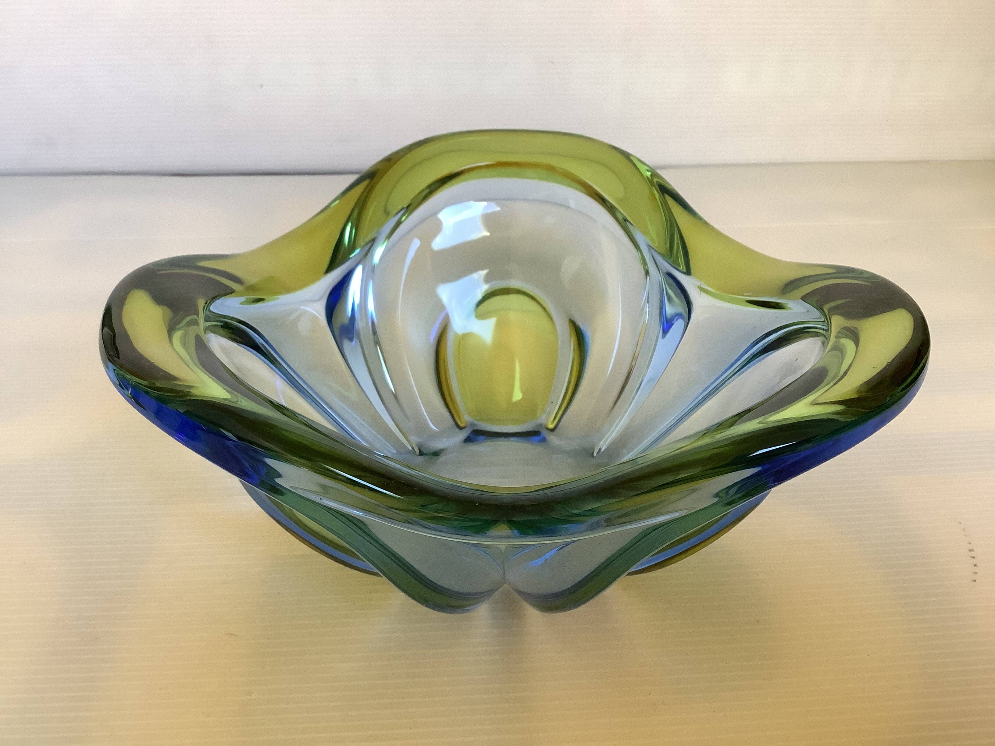 Murano two-tone cut pocket tray