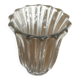 Molded crystal vase Pierre d'Avesn (Pierre Girre) 1940s