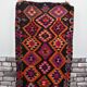 Extra Long Oushak Vintage Runner Rug