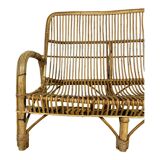 Rattan bench