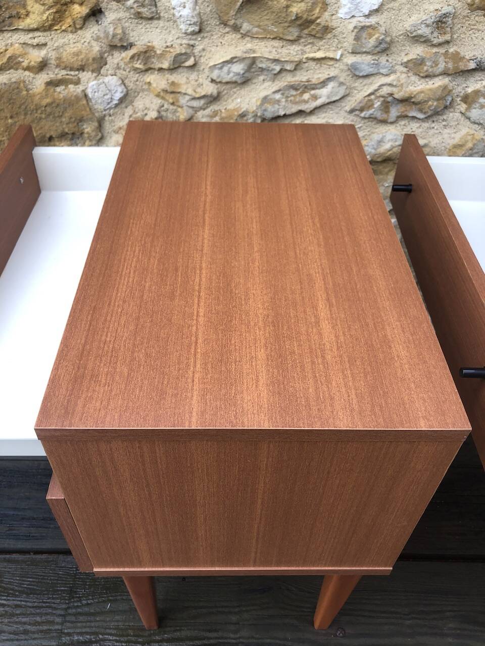 Pair of vintage bedside tables Circa 60's/70's