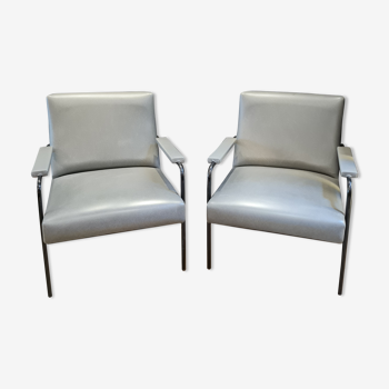 Pair of armchairs "Memphis", Pierre Guariche