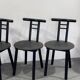 Vintage Italian Chairs, 1980s, Set of 4