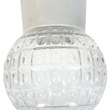 Plafonnier en porcelaine blanche vintage, années 1970