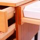 Ladies' dressing table by UP Závody, mid-century vanity table with storage