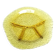 Modernist appetiser platter, yellow glass, designed by J. S. Drost, Poland, 1970s