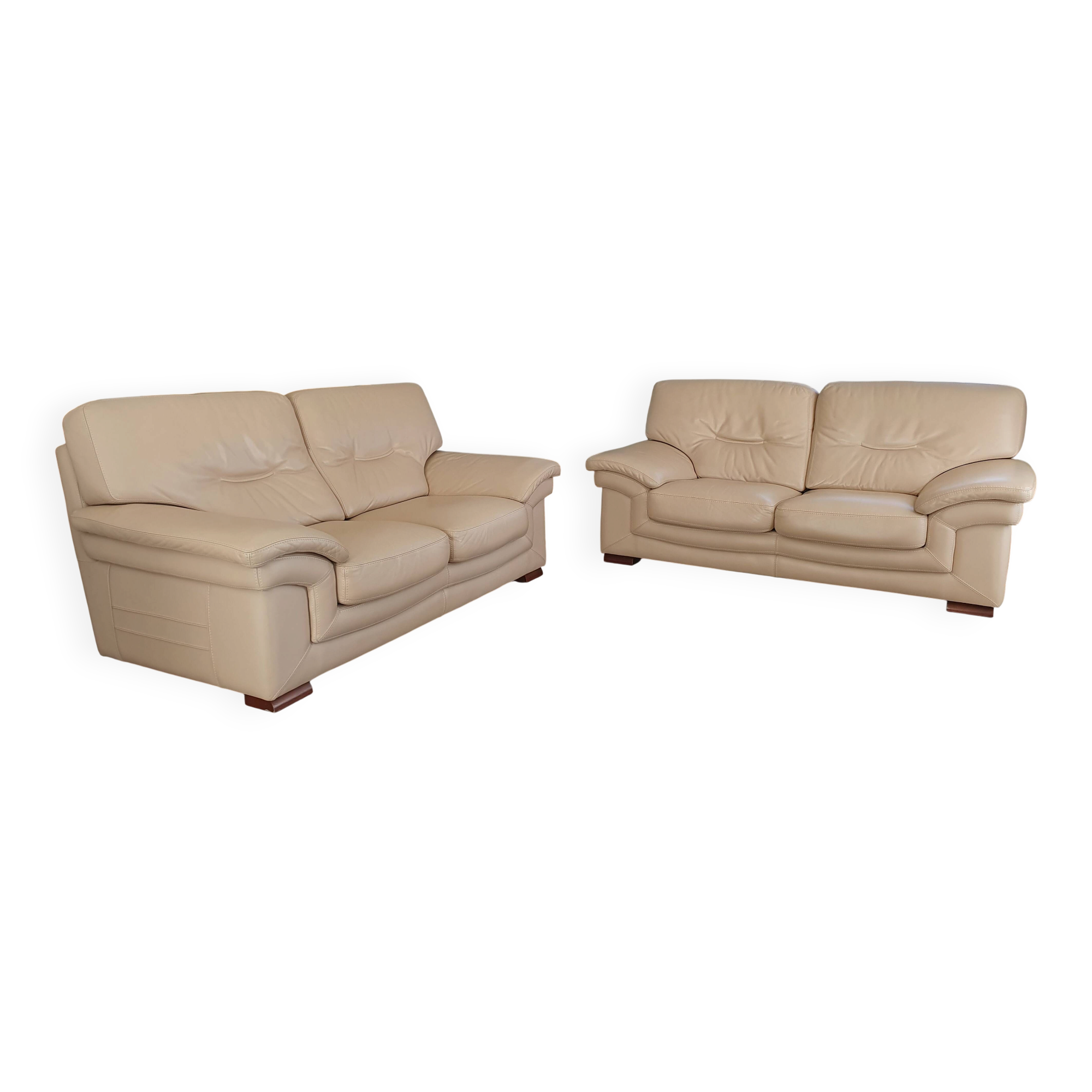 Leather sofas