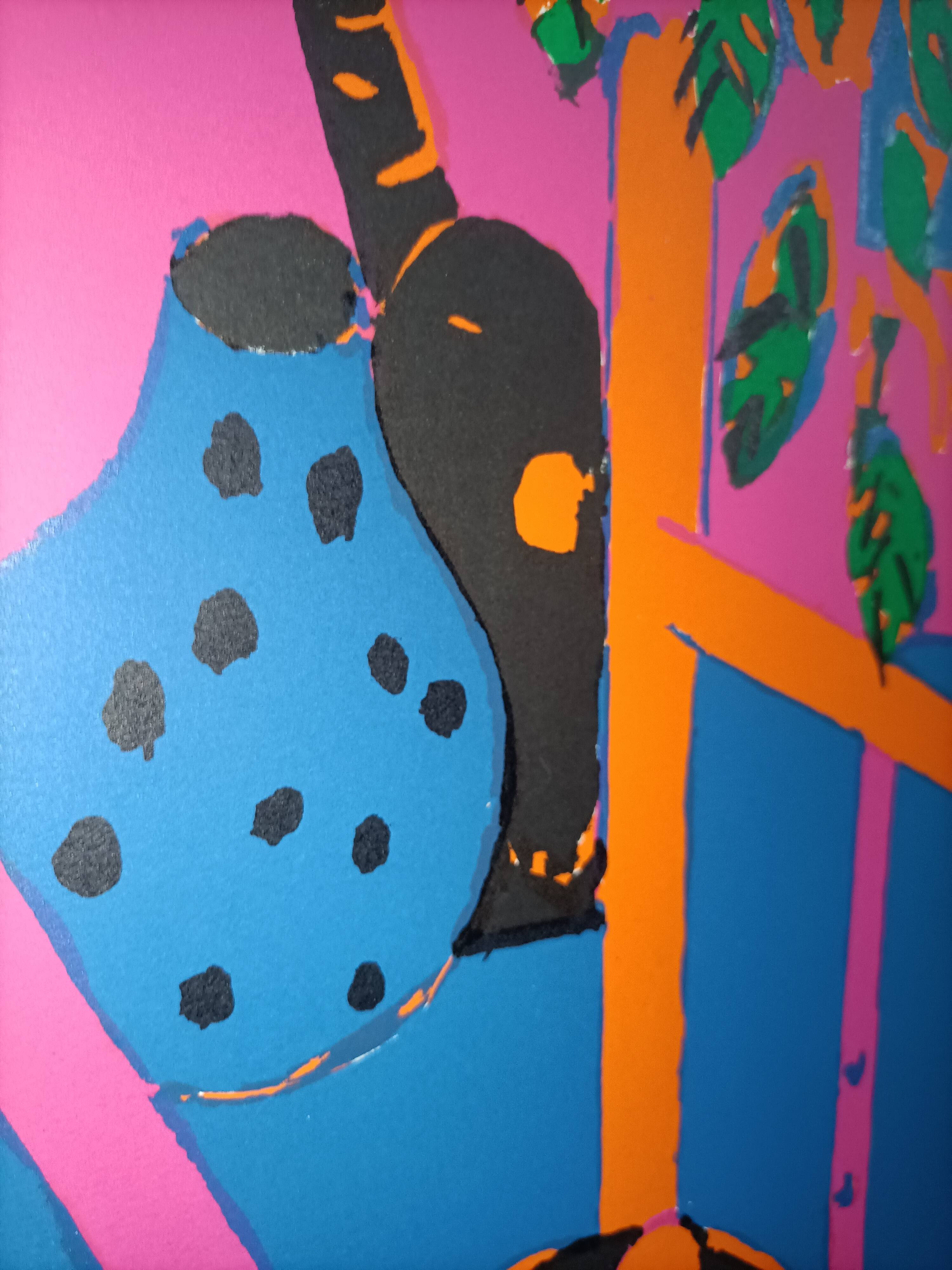 Numbered and signed lithograph by Paul Crotto "Interior View"