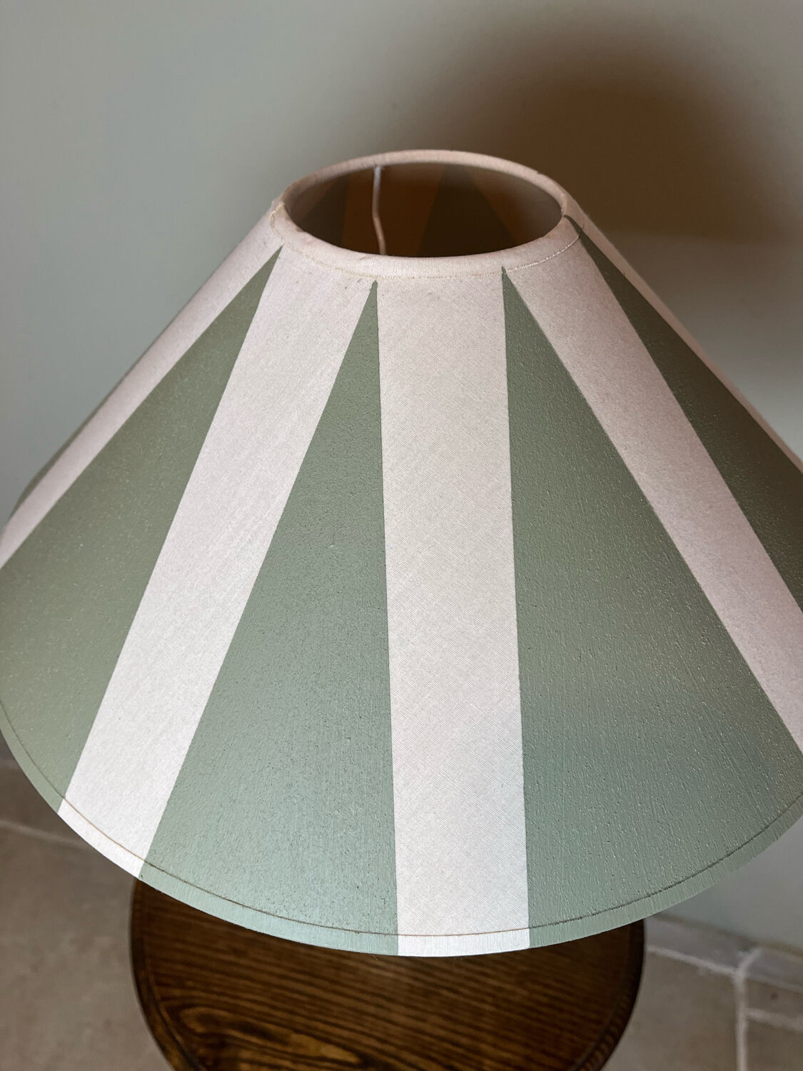 Celadon green lamp