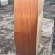 Vintage secretary with wooden compass feet with felling, shop window and closet