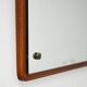 Scandinavian square teak mirror from the 1960s–70s