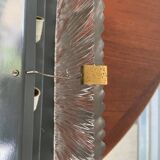 3 molded glass sconces 1950