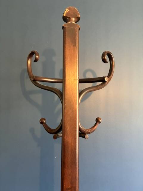 Coat rack - Thonet parrot in bent wood