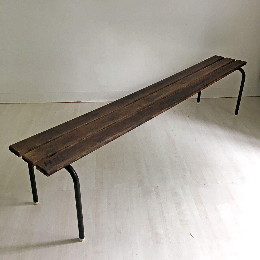 Vintage 60's school bench